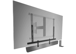 Vogel's Sound 3550 Universelle Soundbar Halterung, Auch geeignet für Bose Soundbar 500/700, Sonos Arc/Ultra/Beam/Playbar, Samsung, Sony, LG und JBL, Halter für VESA 100 bis 600, Max. Gewicht 6,5 kg Max. 6,5 kg