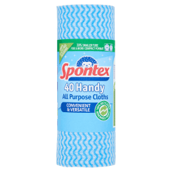 Spontex 40 praktische Allzwecktücher Allzwecktuchrolle (40 Stück)