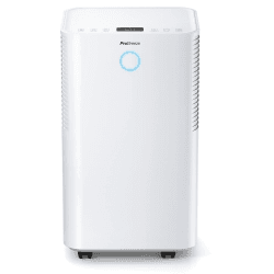 Pro Breeze Luftentfeuchter 12L in 24h Entfeuchtungsleistung - Luftentfeuchter elektrisch mit Feuchtigkeitssensor, Ablaufschlauch, Digitalanzeige, Schlafmodus, Timer - Gegen Feuchtigkeit, Schimmel 12L Ohne App