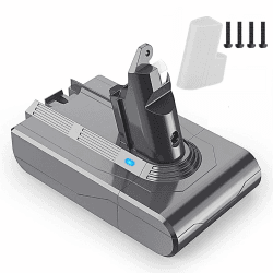 6, 000Ah Akku für Dyson V6,Ersatzakku für Dyson V6 Lithium Ionen V6 DC62 DC61 DC59 DC72 DC74 Dyson V6 Animal Staubsauger,Dyson V6 Handstaubsauger-Reihe für Dyson V6 V6+Schroeven