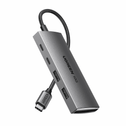 UGREEN USB C Hub 10 Gbps, Adapter mit 2*USB C 3.2 und 2*USB 3.2 Ports, Hochgeschwindigkeits USB C Multiport Splitter für iPhone 16 Serie, MacBook Pro, iMac, iPad Pro, Chromebook, Galaxy S23 und mehr