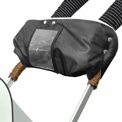 JOLIGAEA Kinderwagen Handwärmer, Wasserdicht Winddicht Kinderwagenhandschuhe für Winter, Handschuhe Kinderwagen mit Handytasche, Universalgröße für Kinderwagen, Buggy, Radanhänger