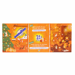 Ovomaltine Adventskalender 2024 mit 31 x Crunchy Minis - Weihnachtskalender für Kinder, Frauen und Männer mit echter Schweizer Vollmilch-Schokolade, nachhaltig