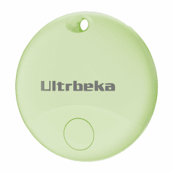 Ultrbeka Tag 1 Pack Air Tracker Funktioniert mit Find My (nur iOS), Item Locator i Tag, wasserdichte Mini-Tracker für Taschen, Gepäck, Paket, kommt mit 1 Schlüsselanhänger, Grün 1PCS Grün
