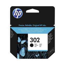 HP 302 (F6U66AE) Original Druckerpatrone Schwarz für HP DeskJet 1110, 213x, 363x, HP ENVY 452x, HP OfficeJet 383x, 465x, 52x, Standard