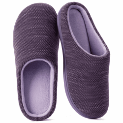 RockDove Damen Original Zweifarbige Hausschuhe mit Rückstellschaum 40/41 EU Lila