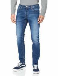 JACK & JONES Male Slim Fit Jeans JJIGLENN JJICON JJ 257 50SPS NOOS Slim Fit Jeans 33W / 32L Blau (Blue Denim)