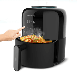 Cecotec heißluftfritteuse Cecofry Pixel 2500 Touch. 1200 W, Kapazität 2,5 l, 6 Programme, digitale Steuerung, Timer, Körper und Griff mit Kühlberührung, rutschfeste Füße, PerfectCook-Technologie. Touchsteuerung