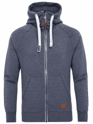 Yazubi Herren Sweatjacke Hoodie mit Reißverschluss Jacob 3XL Blau (Grisaille Blue 183912)