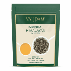 VAHDAM, Himalaya Weißer Tee Lose Blätter (50g) Premium Qualität | 100% Reiner | Weißer Tee Lose Mit Blattknospen, Verpackt In Indien