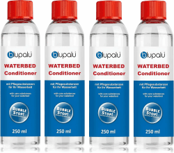 blupalu Wasserbett Konditionierer Conditioner 4x 250ml mit Bubble-Stopp