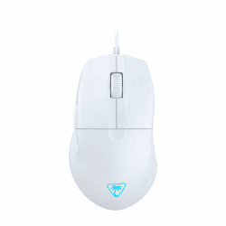Turtle Beach Pure SEL – Ultraleichte, ergonomische RGB-Gaming-Maus, optischer 8K DPI-Sensor, mechanische Schalter, PTFE-Gleitelemente, RGB-Beleuchtung - Weiß