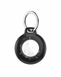 Belkin AirTag Hülle mit Schlüsselanhänger (Secure Holder Schutzhülle für Air Tag, Accessoire mit Kratzschutz), 2er-Pack, Blau Einzeln Wasserdicht