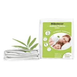 Bedecor Matratzenschoner 160x200cm Wasserdicht Atmungsaktive Bambus Matratzenauflage Wasserundurchlässiger Matratzenschutz 160 x 200 cm