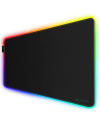 Black Shark Gaming Mauspad xxl 900x400 mm - 11 Beleuchtungs-Modi Led Mauspad - Mikrofaser Oberfläche Schreibtischunterlage - Rutschfester Gummiunterseite Mousepad xxl - Gaming Deko Mouse Pad Manta P7 RGB(90x40cm)