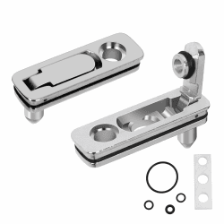 Ultraray Zubehör für Zippo Feuerzeuge, Dichtung für Einsatz, Ersatzteile mit Baumwollfilzpad, Metall Zubehör Set Gegen Verdunstung (Silber)