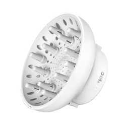 GIHALI Universalaufsatz Haar Diffusor "Super Stabil" 4,4 cm bis 6,6 cm für natürlich lockiges und welliges Haar, Haartrockneraufsatz, Universal Diffusor Aufsatz, Diffuser Haare Locken (Weiß) perlweiß