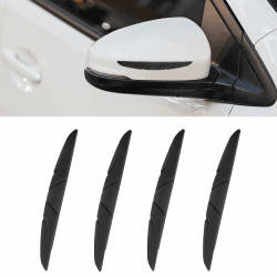 FANNAS 4 Stück Hochwertiger Türkantenschutz Auto Aufkleber Autotür Kantenschutz Auto Türkantenschutz Nicht Markierende Aufkleber,Schwarz Antikollisionsschutzstreifen,Kratzer und Stöße Vermeiden Schwarz 4 pcs