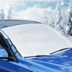 JWDMHSJ Frontscheibenabdeckung Winter, windschutzscheibenabdeckung Abdeckung Auto Winter frontscheibe scheibenschutz Auto frontscheibe für Die Gegen Schnee, EIS, Frost, Staub, Sonne