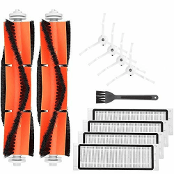 Isincer S50 S6 Ersatzzubehör für XIAOMI MI Robot Vacuum, Roboter Roborock S50 S51 S5 Max S6 S6 Pure S6 MaxV Ersatzteile Bürste & Filter für Staubsauger(Not for Mop Pro 2)