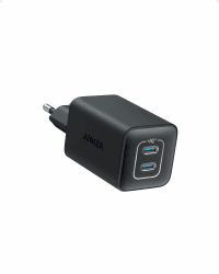 Anker USB C Ladegerät 47W, 523 Charger (Nano 3), kompakt mit 2 Anschlüssen GaN Schnellladegerät für iPhone 16/15/15 Plus/15 Pro/15 Pro Max/14, Galaxy, Pixel 4/3, iPad/iPad Mini (Kabel nicht enthalten) Schwarz