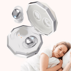 MONODEAL Schlafkopfhörer Bluetooth 5.4 Sleep Earbuds, Weiche Kopfhörer Schlafen Sleepbuds, Unsichtbare Schlaf Kopfhörer mit 24dB Geräuschisolierung, Ohrhörer zum Schlafen mit 20 Stunden Akkulaufzeit