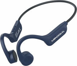 MONODEAL Knochenschall Kopfhörer Bluetooth, Open Ear Kopfhörer Bluetooth 5.3, Typ-C Ladeanschluss, IPX6 wasserdichte Knochenschall Kopfhörer, Bone Conduction Headphones Zum Joggen, Radfahren