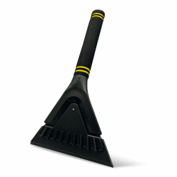 KUKKUME Eiskratzer Auto Eiskratzer mit Schaumstoff Griff und Breiter 14,5 cm TPE-Klinge Scheibenkratzer Abnehmbar für EIS Schnee und Frost Ice Scraper Car Schneekratzer für Auto SUV und LKW (Schwarz)
