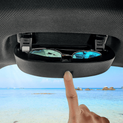BIXUAN Sonnenbrillenhalter Brillenetui kompatibel mit golf7 schwarz