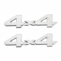 4x4 Embleme Aufkleber 3D Chrom Auto Tuning Aufkleber Liberty Namensschild Aufkleber Ersatz für SUV (Silber)