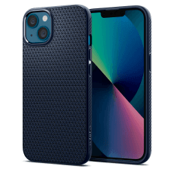 Spigen Liquid Air Hülle Kompatibel mit iPhone 13 Hülle Case Handyhülle -Navy Blue iPhone 13 Navy Blue