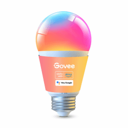 Govee Smart Glühbirne E27, 1000LM RGBWW Led Lamp App dimmbar, Wi-Fi & Bluetooth Smart Bulbs 75W, 54 Szenen, 16 Millionen DIY-Farben, Kompatibel mit Alexa & Google Assistant, 1 Stück