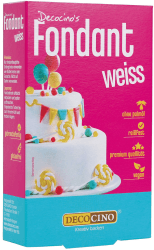 Decocino Fondant, Weiss, 250 g (1er Pack) White 250 grams