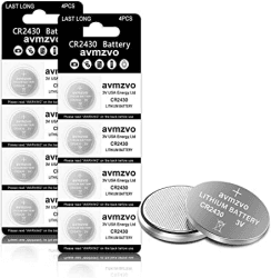 CR2430 knopfzelle 3V Lithium Knopfzellen CR 2430 Batterien 8 Stück【5 Jahre Garantie】 F-CR2430-2-8