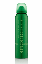 COLOUR ME Green 150ml Body Spray Perfume for Men. Luxury Fragrance - Mens Aftershave, Long Lasting Fragrance for Men by Milton-Lloyd 150 ml (1er Pack)