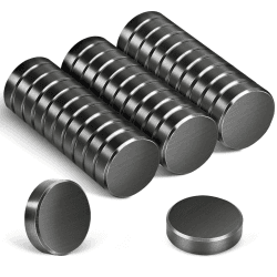 30 Stück Magnete für Magnettafel, 18 x 5mm Ferrit Magnete Stark, Magnete Schwarz Kühlschrankmagnete, Magnete Rund für Whiteboard, Pinnwand, Tafelmagnete, Kühlschrank Magneten 30PCS