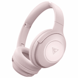 DOQAUS Bluetooth Kopfhörer Over Ear, 70 Stunden Spielzeit,Kopfhörer Kabellos Bluetooth mit 3 EQ-Modi,HiFi-Stereo Faltbares Bluetooth 5.3 Wireless Headphones für Reisen/Büro/Handy/PC-Rosa
