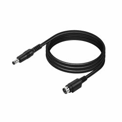 PNGKNYOCN 18AWG 4 Pin DIN Stecker zu DC 5.5 X 2.1mm Stecker Stromkabel für CCTV Kamera System Ladegeräte Adapter (3.2FT)