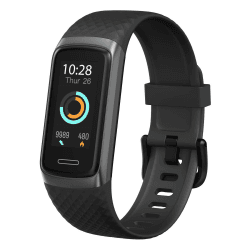 TOOBUR Fitness Tracker & Aktivitätstracker mit Pulsmesser, Fitnessuhr, Schlaftracker Uhr, 14 Sportmodi Sportuhr, Ip68 Wasserdicht, Schrittzähler Armband,Android iOS Kompatibel für Herren Damen,Schwarz