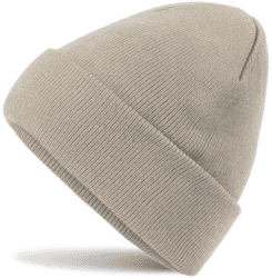 Hatstar Wintermütze | Damen Beanie Mütze | Herren Feinstrick Beanie | für Frauen Männer Unisex | Cuffed Hats Weich & Warm 30-36 Beige