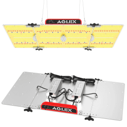 AGLEX 4000W LED Grow Light, Led Pflanzenlampe Vollspektrum with UV IR, LED Grow Lamp for Seeding Starting Veg Flower Hanging Growing Lamps 5X6 FT Coverage with Daisy Chain & Dimmable K400