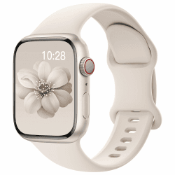 Yoohoo Kompatibel mit Apple Watch Armband 41mm 40mm 42mm 46mm 45mm 44mm 38mm 49mm,Weiches Silikon Sport Ersatz Armbänder Kompatibel mit iWatch SE Series 10 9 8 7 6 5 4 3 2 1 Ultra Herren Damen 1-Polarstern 38mm/40mm/41mm/42mm(Series 10)
