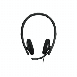 EPOS I SENNHEISER C10 USB Headset mit Mikrofon, Kabelgebundene Kopfhörer mit einfachem und flexiblem USB-C-Anschluss Black C10, USB