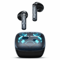 Black Shark True Wireless Gaming Earbuds, Bluetooth 5.3 mit Gaming/Music-Modus, 30 Stunden Wiedergabezeit, klare Stereo-Anrufe In-Ear-Kopfhörer, für Android/Handy/Computer/Gaming - Lucifer T15