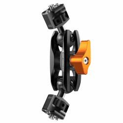 K&F Concept MS14 Magic Arm,Magischer Arm mit Zwei Kugelköpfen,Mini Magic Arm mit 360°drehbarem Kugelkopf