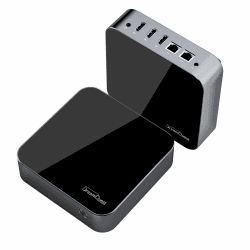 DreamQuest Mini PC Windows 11 Pro Intel N100 (bis zu 3,4 GHz) 32 GB DDR4 1TB M.2 SSD Micro Desktop Computer mit Tpye C/HDMI Port, WiFi 5/BT 5/USB3.2, 2X Gigabit Ethernet/für Business Office SX-Small