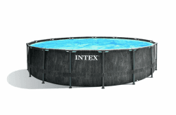 Intex 15FT X 48IN GREYWOOD Prism Frame Premium Pool Set Single