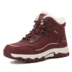 Ripord Damen Winterschuhe Winterstiefel Warm Trekking Wanderschuhe Schneestiefel Rot 39 EU