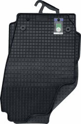 PETEX Gummimatten passend für Polo ab 08/2001-05/2009 / Cross Polo ab 03/2006-04/2010 Fußmatten schwarz 4-teilig
