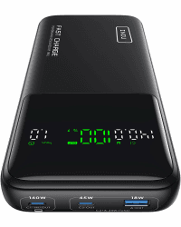 INIU Power Bank, 27000mAh 140W Power Bank Klein Aber Stark USB C Input & Output for Phone & Laptop, Externer Handyakkus für MacBook Pro Steam Deck iPhone 16 15 14 13 12 Pro Samsung S23 iPad etc Klassische Größe Schwarz